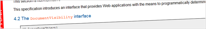 The Page Visibility API allows you to check whether the page is visible.