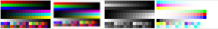 Just a small sample of the filter effects possible with CSS Filters